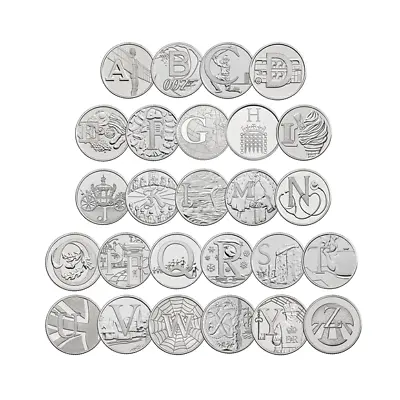 10p A-z Alphabet 10 Pence 2018 & 2019 Uncirculated Coins - Various Designs • £4.99