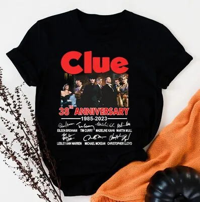 Vintage Movie Clue 38th Anniversary 1985-2023 Signature Gifts Fan Film T-shirt • $8.99