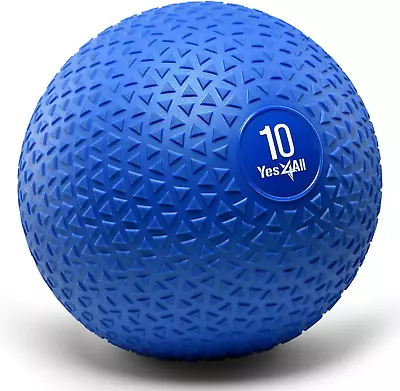 Yes4All Slam Balls 10-40Lb Medicine Ball Weight Durable PVC Sand Filled Workou • $34.81