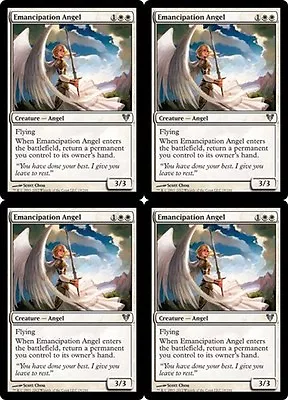 MTG - 4x EMANCIPATION ANGEL - Avacyn Restored (U) • £2.48