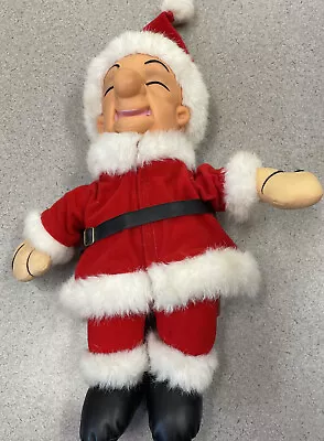 1980's Original Mr. Magoo Plush Doll~Rubber Face Dressed In Santa Suit • $9.99