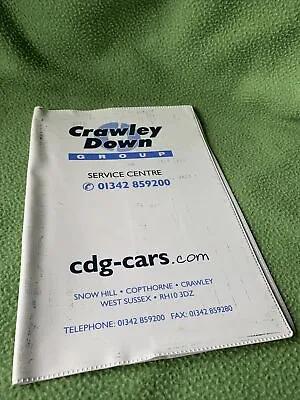 Car Dealer Documents Plastic Wallet good For Service Booksmotsreceipts Bills • £4.99