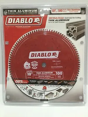$77.99 • Buy Diablo D10100N Thin Aluminum Cutting Circular Saw Blade 10  X 100 T New