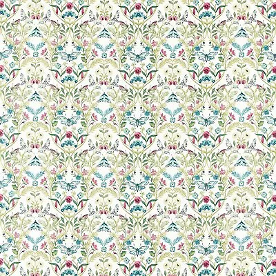 £9.95 • Buy Clarke And Clarke Pieris Multi Butterfly Curtain Upholstery Craft Fabric