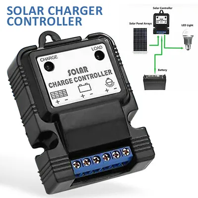 £6.67 • Buy Solar Panel Battery Regulator Charge Controller PWM 6V 12V 3A Safe Regulator