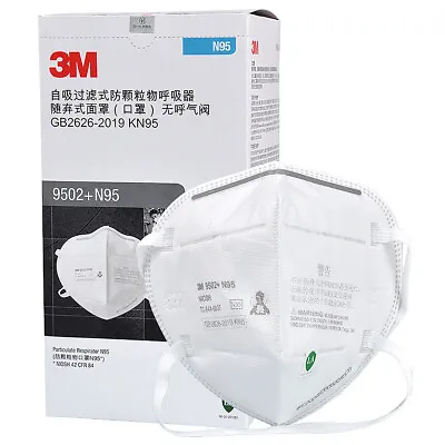 50PCS/BOX 3M 9502+ NIOSH N95 KN95 P2 Face Mask Particulate Respirator Headband • $69.99
