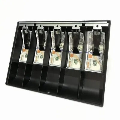 Cash/Coin Register Tray With 5 Bill 5 Coin Trays Slots 16”x11-1/4”x2-1/4” • $29.99