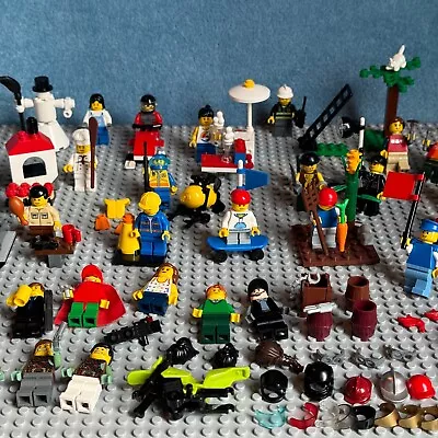 Lot Of 26 Minifigs +built And Loose Accessories (incl. Lego 7724 Pieces + More)  • $39