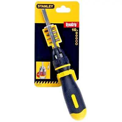 Stanley 0-68-011 Multibit Screwdriver & 10 Bits • £13.99