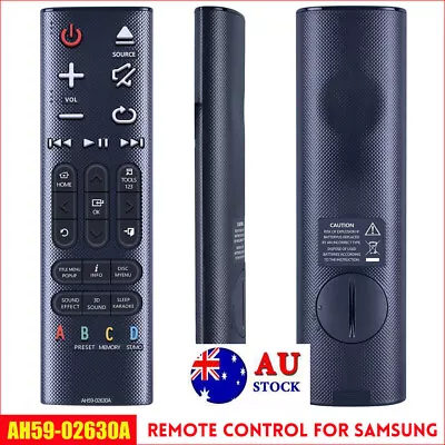 New AH59-02630A Remote Control For Samsung SoundBar HT-H6550WM HT-H7750WM AU • $14.99