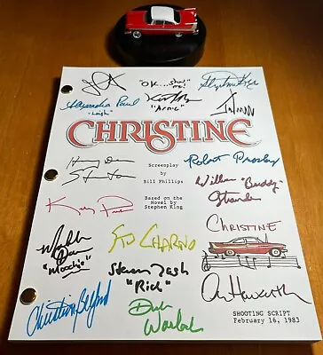 Christine Script Signed - Autograph Reprints - 135 Pages - Stephen King • $24.99