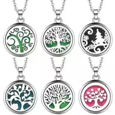 $11.50 • Buy Stainless Steel Aromatherapy Essential Oil Diffuser Locket Necklace 2.5 X 2.5  