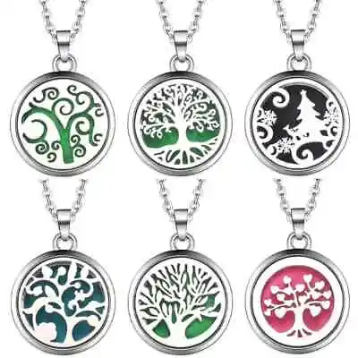 Stainless Steel Aromatherapy Essential Oil Diffuser Locket Necklace 2.5 X 2.5   • $8.62