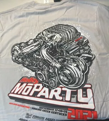 MOPARTY Modern Engine T-Shirt 2021 (323)  Men's 100% Cotton T-shirt Mopar NHRA • $27.95