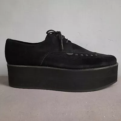 £95 • Buy Barfly Creeper – Black Suede – Triple Sole – Custom Made - Uk11