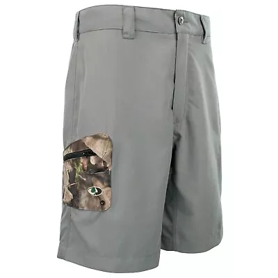 Mossy Oak Camo Accent Hybrid Shorts Swim Trunks For Men With Camo Pocket • $27.99