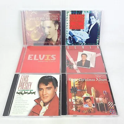 Lot 6 Elvis Presley Christmas CDs Vintage Memories Of Christmas Duets POLISHED • $29.99