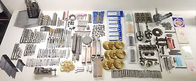 Huge Machinist Tool Lot. Drillstapsinserts Center Scope Palmgren Ect. • $131.50