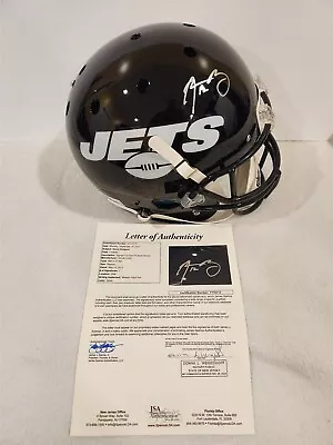 AARON RODGERS Signed Full Size Custom Black JETS Helmet JSA COA Full LOA • $799.99