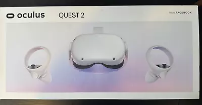 Meta Oculus Quest 2 128GB Bundle VR Headset-White Virtual Video Gaming System • $179.99