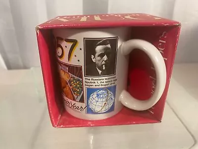 1957 Banner Years Mug Vintage 1994 Peacock Papers Elvis Bought Graceland • $14