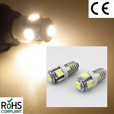 LED Lamp Bulb 12V Warm White MES E10 Screw 1 Pair Torch / Lamp Bulbs Warm White • £6.31