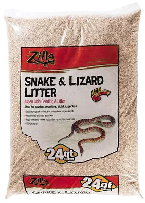 Zilla Lizard Litter Aspen Chip Bedding And Litter • $26.86