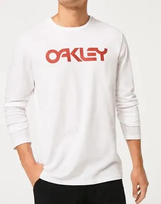 Oakley Long Sleeve Shirt Mark 2 II White Red Men's 2XL FACTORY SEALED NEW • $16.95