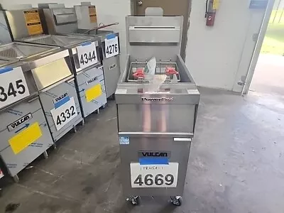 4669 New S/D Vulcan PowerFry3 45-50 Lbs Deep Fryer 50% Gas Savings  1TR45A-1 • $4250