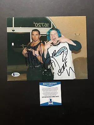 Jeff & Matt Hardy Boyz Rare! Signed Autographed WWE 8x10 Photo Beckett BAS Coa • $95