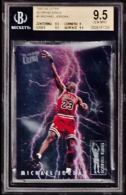 1993-94 Ultra Scoring Kings #5 Michael Jordan Bgs Gem Mint 9.5. • $18500