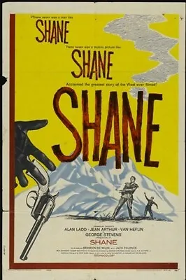 SHANE MOVIE POSTER Alan Ladd RARE HOT VINTAGE • $9.98