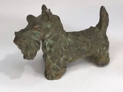 Vtg McClelland Barclay Bronze Metal Figure Scotty Dog Scottish Terrier NO BASE • $46