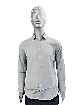 New Mens 4-Way Stretch Slim Fit Long Sleeve Casual Formal Work Shirt L/S 002 • £7.99
