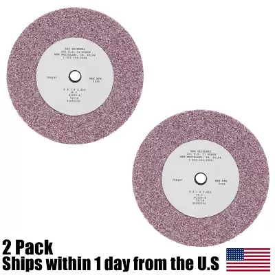 2PK RBG 1208 Lawn Mower Blade Grinding Wheel 567911 36 Grit 8  Sharpening Stone • $128.99