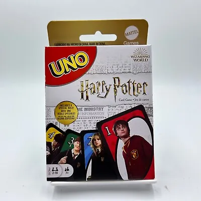 UNO Harry Potter Movie Themed Card Game 112 Cards 2-10 Players Ages 7+ • $12.03