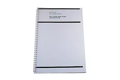 £12.43 • Buy The David Brown Service Repair Manual AD4/49 & AD4/55 Engines (A4)