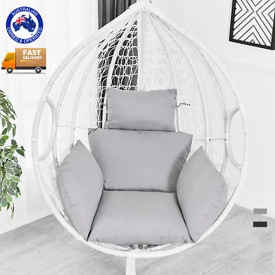 $30.49 • Buy Armrest Hanging Egg Chair Cushion Soft Swing Wicker Chair Seat Pad Padded Home