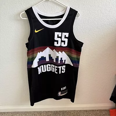 Nike Swingman Denver Nuggets City Edition Custom 55 Mutombo Jersey Men’s Med 44 • $90