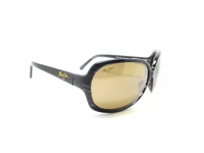 Maui Jim RAINBOW FALLS MJ-225-02 Black Swirl HCL Bronze Polarized Sunglasses • $80