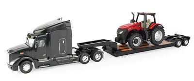 Ertl 47369 1:32 Peterbilt 579 With Trailer & Case IH AFS Connect Magnum Tractor • $55.95