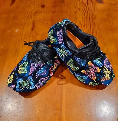 Handmade Bowling Shoe Covers - Butterflies (Extra Large) • $30