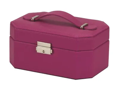 Mele & Co Jewellery Box Cindy Faux Leather Pink / Fushia. New • £20