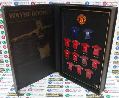 Badge Wayne Rooney Time Leading Goalscorer 250 Goals ManUtd Limited Pin Shirt • $149