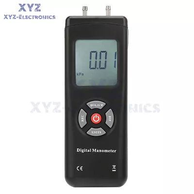 $36.56 • Buy TL100 Digital Manometer Air Vacuum/Gas Differential Pressure Gauge Meter