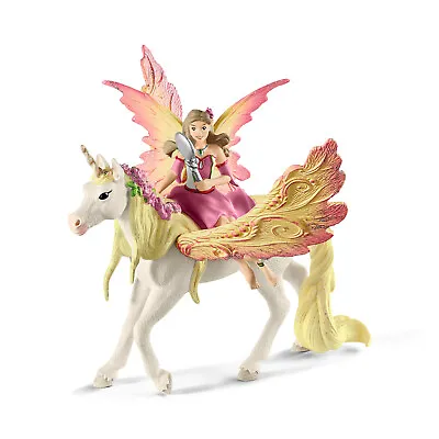 Schleich BAYALA 70568 Fairy Feya With Pegasus Unicorn Fairy Toy Unicorns Fairies • £17.09