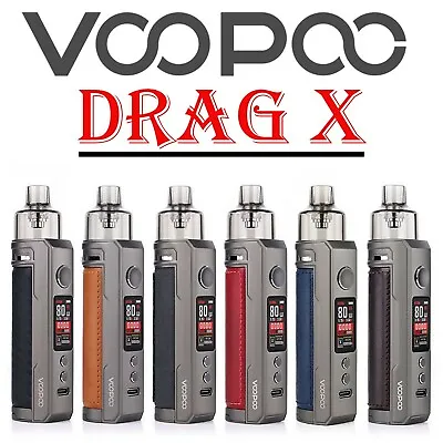 £9.49 • Buy VOOPOO DRAG X Mod Pod Kit 5-80w GENE CHIP 2ml