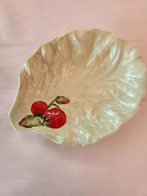 Carlton Ware - Handpainted Small Dish Lettuce Leaf Shape Made In England  • $12