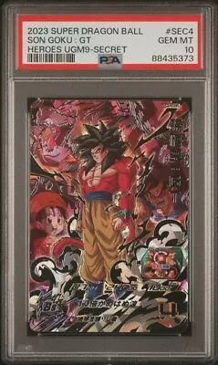 Psa 10 2023 Super Dragon Ball Heroes Ultra God Mission 9 Ugm9-sec4 Goku : Gt • $99.99