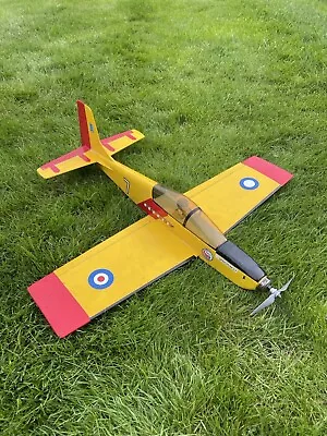 Rc Model Aircraft Raf 26.5” 67cm Wood Vintage 3ch Handmade Lovely Plane Tucano • £75